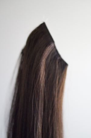 Halo Hair Extension: Darkest Brown #2