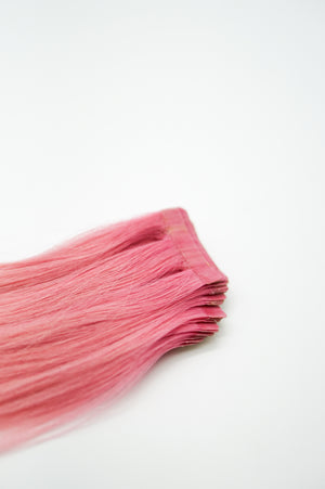 Tape In Extensions: Pink
