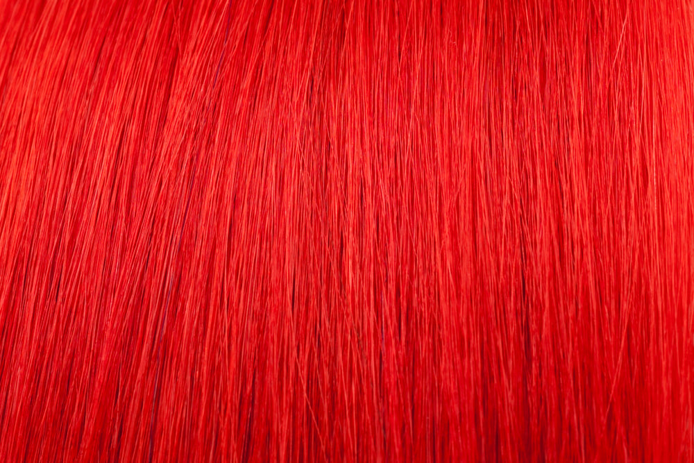 Hair Wefts: Red