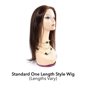 Stock Wigs: Darkest Brown #2